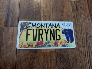 2010s Montana FVRYNG Forever Young Preserve The Place Personal License Plate - Picture 1 of 2