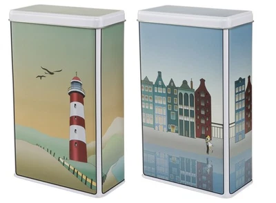 Goebel Scandic Home 2 Dosen Riverside + Lighthouse 24 cm hoch 0241 Skandinavien - Bild 1 von 4