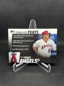 2019 Topps Mike Trout #FF-3 Franchise Feats - Picture 1 of 2