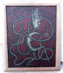 Vintage 1953 American Northwest Modernist Painting by Grace Lovegren 1908-1982 - Bild 1 von 19