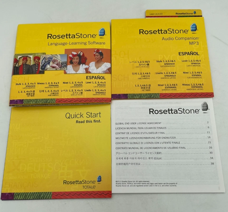 Rosetta Stone Spanish Language-Learning Software Level #1-5 --FREE SHIPPING-- - Image 1 of 1