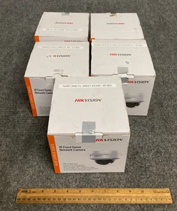 Lot of 5 Hikvision ECI-D14F2 IR Fixed Network Camera - Open Box - - Picture 1 of 3