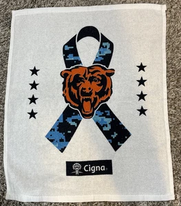 Chicago Bears Military Cigna SGA 15" X 18" Toalla de Rally/Toalla de Bar/Toalla Bolsa de Golf - Imagen 1 de 4