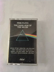 Pink Floyd Cassette Dark Side of the Moon Capitol Records Clear Shell Tape.  - Bild 1 von 7