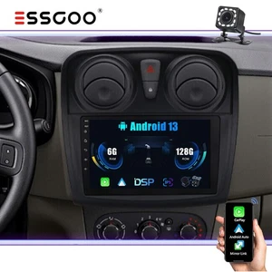 6+128G Android13 Radio Coche CarPlay GPS CAM para Renault Dacia Duster Sandero Lada - Imagen 1 de 13