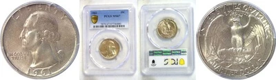 1961 Washington Quarter  -  PCGS MS-67 - Image 1 of 3
