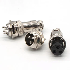 16M - 2 3 4 5 6 7 8 9 10 Pin Stecker Buchse Steckverbinder Rundstecker 16mm - Picture 1 of 31