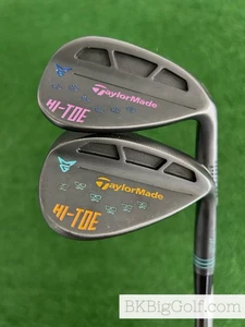 Juego de 2 cuñas Taylormade MG Hi-Toe personalizadas forjadas negras (50 y 60 grados) - Imagen 1 de 5