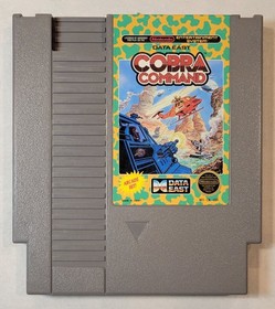 1988 Cobra Command Nintendo NES Video Game Cartridge Only OEM Cart Tested 