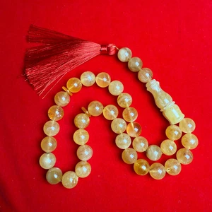 Islamic 33 Prayer Beads|Tasbih Misbaha Natural Baltic Amber 14mm 64.7g - Picture 1 of 3