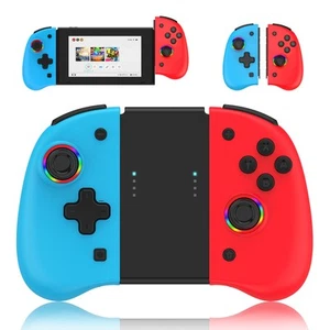 Game Controller for Switch/OLED with Adjustable TURBO/Vibration/Programmable/RGB - Picture 1 of 56