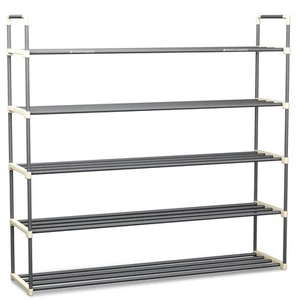Shoe Rack - 5-Tier Shoe Organizer for Closet, Bathroom, Entryway - Shelf Hold... - Picture 1 of 6