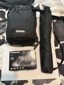 Panasonic HC-VX1 Camcorder, schwarz 4k Digital Videokamera mit Stativ in Box - Bild 1 von 21