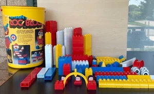 Giant Pre School LOC BLOCKS by Entex 181 Pieces Rare Set EARLY STEM count colors - Picture 1 of 8