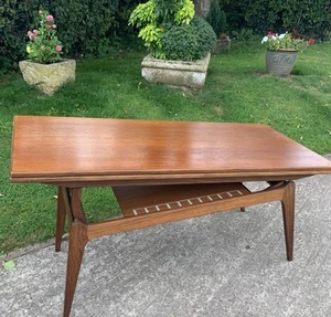 Danish Metamorphic Teak Elevator Dining Coffee Table Kai Kristiansen - Picture 1 of 10