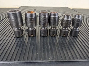 #bd363 Cornwell Tools TSUP227RS USA 6 Pc 3/8" Drive IMPACT SWIVEL SOCKET SET - Picture 1 of 14