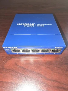  NETGEAR ProSAFE FS105v3 5 PORT FAST ETHERNET SWITCH - Picture 1 of 5