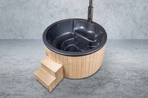 Hot Tub Narvik Badebottich Badefass Pool Swim Spa Whirlpool 220x220cm - Bild 1 von 13