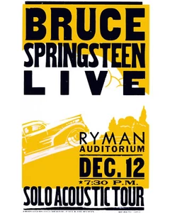 Bruce Springsteen 1997 Concert Poster - 8x10 Color Photo - Picture 1 of 1