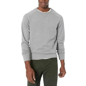 Pullover Mens Large Fleece Sweatshirt Gray Crew neck Goodthreads - Picture 1 of 8