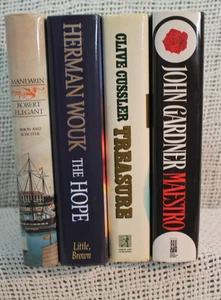 LOT 4 books MAESTRO TREASURE CLIVE CUSSLER THE HOPE HERMAN WOUK Mandarin - Picture 1 of 4