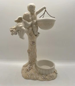 Klassischer Cherub Diffusor Teelicht Kerzenhalter Rankgitter Blüte Duftöl - Bild 1 von 14