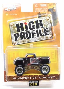 High Profile Black Hummer H3T Concept 1/64 Diecast collector #030 Jada Toys - Picture 1 of 5