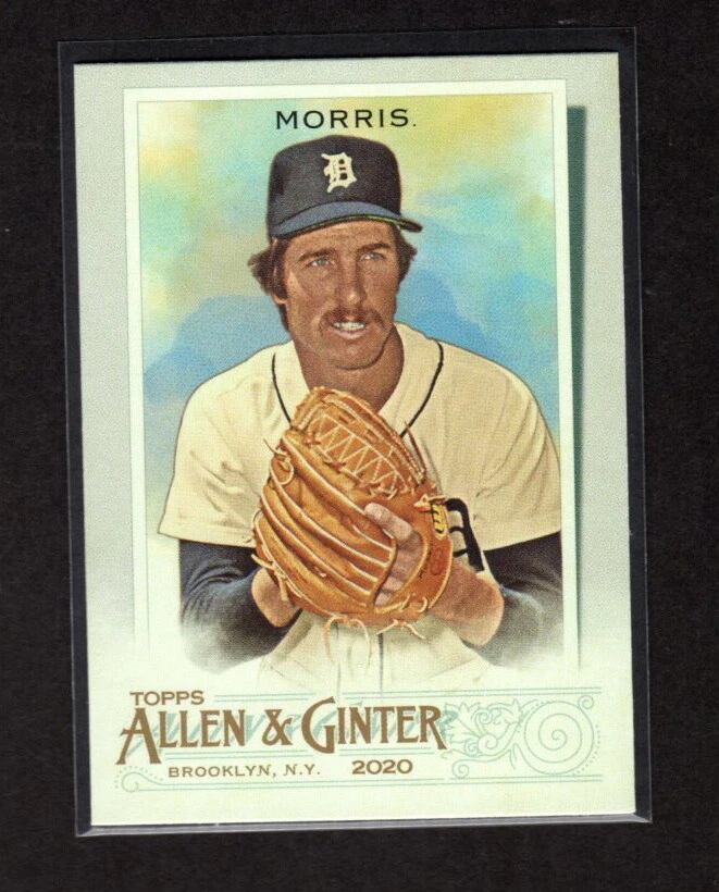 JACK MORRIS 2020 ALLEN & GINTER SHORT PRINT CARD DETROIT TIGERS - Image 1 of 1