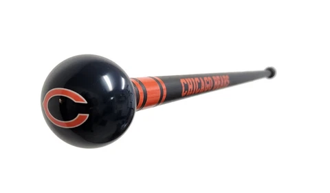 Chicago Bears walking cane featuring a Officially Licensed NFL Ball Handle Cover