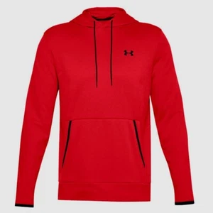 Under Armour UA Mens Hoodie Sweatshirt Logo Pullover Jacket 1357087 Fleece - Picture 1 of 12