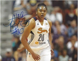 ALEX BENTLEY Signed 8 x 10 Photo WNBA Basketball CONNECTICUT SUN Free Shipping - Picture 1 of 1