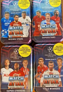 2018-19 Topps UEFA Champions League Soccer Match Attax 60ct Tin Box ~ Random Tin - Picture 1 of 1