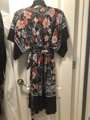 Floral Wrap Maternity Dress - Image 1 of 4