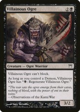 FOIL Villainous Ogre | MtG Magic Champions of Kamigawa | English | Near Mint