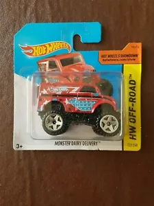 HOT WHEELS - 2014 HW Off Road 122/250 - Monster Dairy Delivery - Short Card - Picture 1 of 2