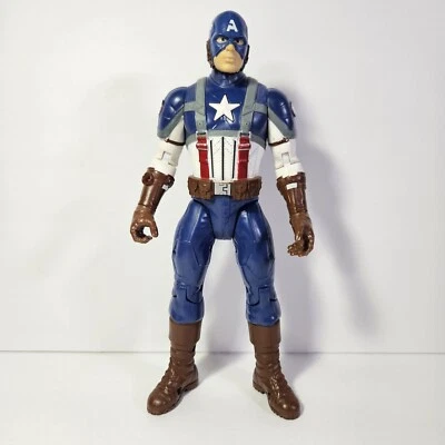 Figura de acción Hasbro Talking Captain America de 10" probada por Marvel 2011  Foto 1 de 4
