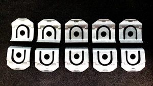 10x Molding Reveal Clip Backglass Windshield Hard Top Fits GM 1964-1971 - Picture 1 of 5