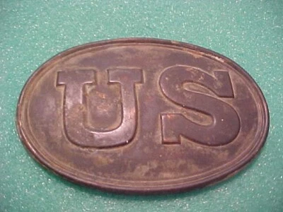 GUERRA CIVIL 1862 CINTURÓN HEBILLA PLACA RÉPLICA ENVEJECIDO F.B. & CO. MADE Foto 1 de 3