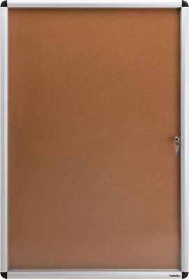 Enclosed Bulletin Board, Cork, 36" X 24" - Image 1 of 4