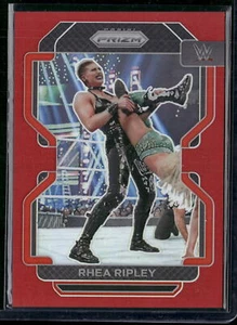 2022 Panini Prizm WWE #136 Rhea Ripley Red #/299 - Picture 1 of 2