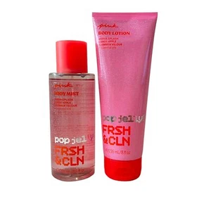 Victoria's Secret Pink Fresh & Clean Pop Jelly Mist & Lotion Set - Picture 1 of 5