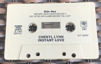 Cheryl Lynn Instant Love Cassette Tape Does Not Come In Case And No Insert Rare Foto 1 de 4