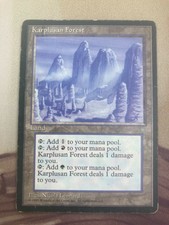 Karplusan Forest Ice Age HP* ENGLISH vintage magic the gathering commander mtg x