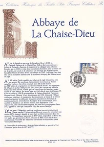 Philatelistisches Dokument 1. Tag: 24 1993 - Abtei des Stuhls Gottes - Bild 1 von 1