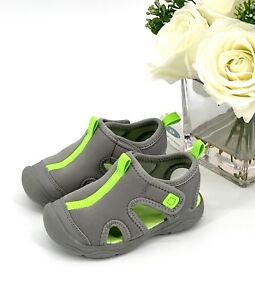 Toddler Boy’s Callahan Fisherman Sandals Size 6 Shoe Gray Cat and Jack NEW!