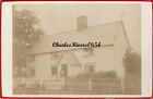 CABINET CARD UNIDENTIFIED COTTAGE HOUSE VICTORIAN ANTIQUE PHOTO #C805