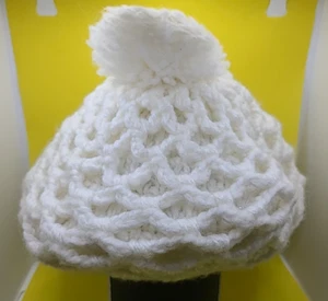 Vintage Betmar NY Irish Knit Winter Hat Acrylic Pom Pom Slouchy Japan Knit - Picture 1 of 10