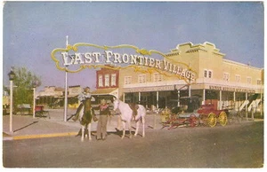 1950s Photo Postcard LAST FRONTIER VILLAGE Las Vegas NV - Picture 1 of 2