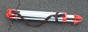 Surveying Tripod, Aluminum Survey Tripod with 1/2"x20 Threaded Flat Head - Picture 1 of 16