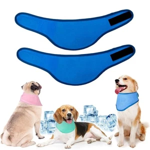 Verstellbar Kühlbandana für Hunde Atmungsaktiv Eisschal Sommer - Picture 1 of 13